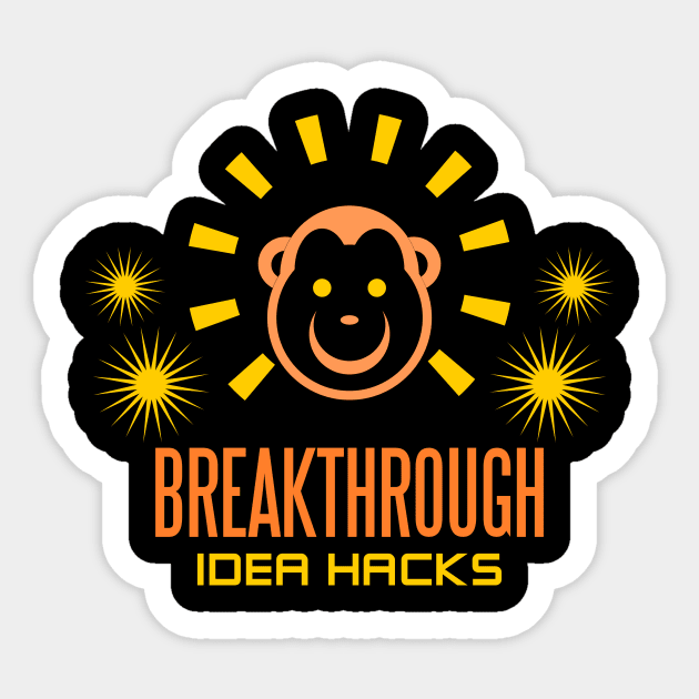 breakthrough idea hacks Sticker by taniplusshop